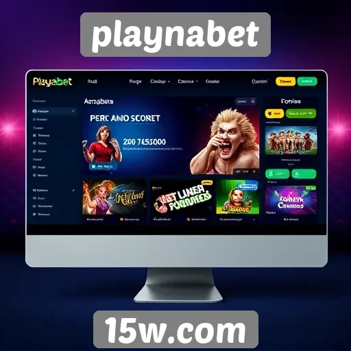 Interface do usuário do site Playnabet é intuitiva